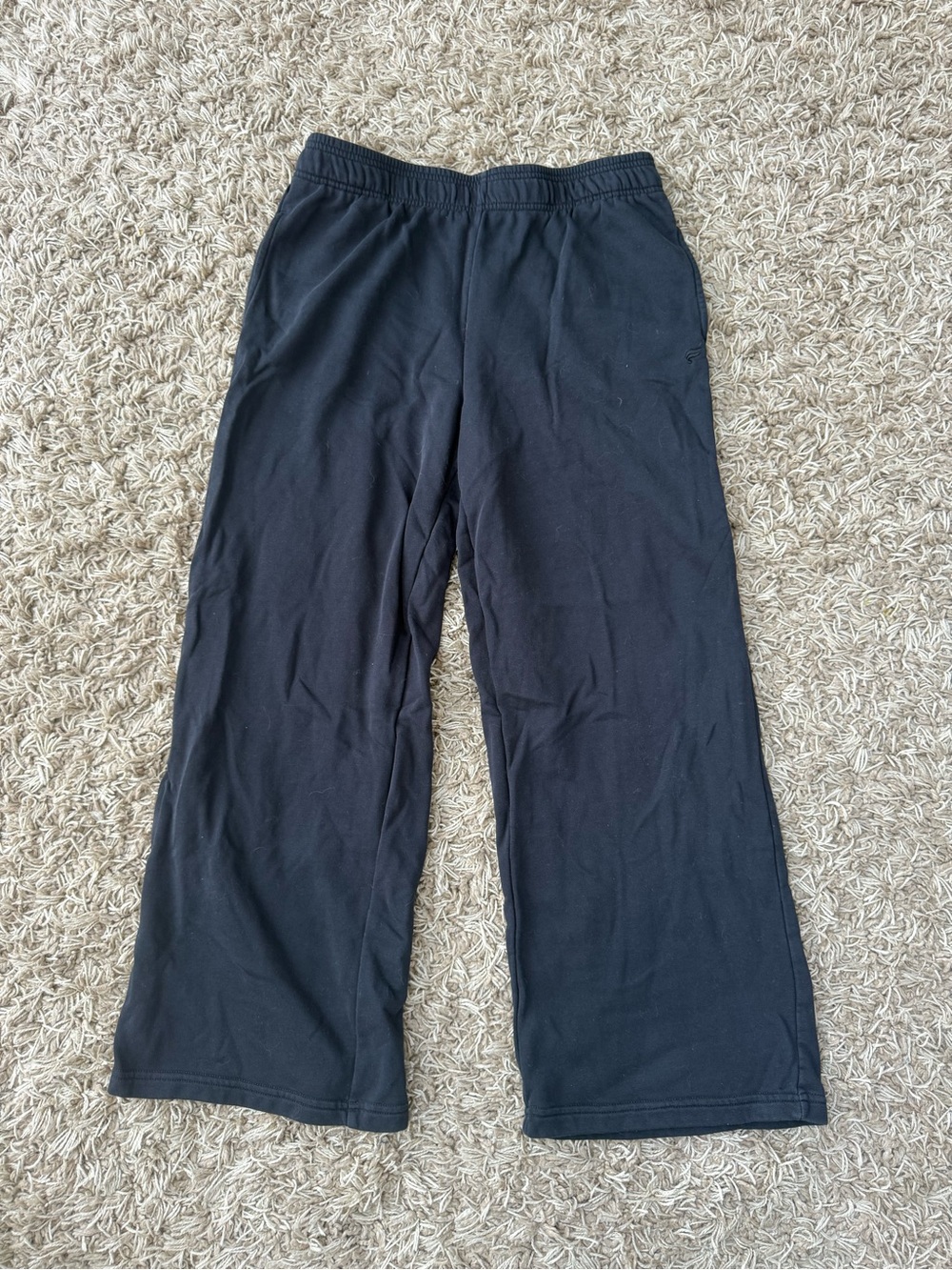 Fabletics Black Wide-Leg Sweatpants